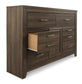 Juararo Dresser and Mirror at Walker Mattress and Furniture Locations in Cedar Park and Belton TX.