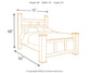Juararo Queen Poster Bed with Mirrored Dresser at Walker Mattress and Furniture Locations in Cedar Park and Belton TX.