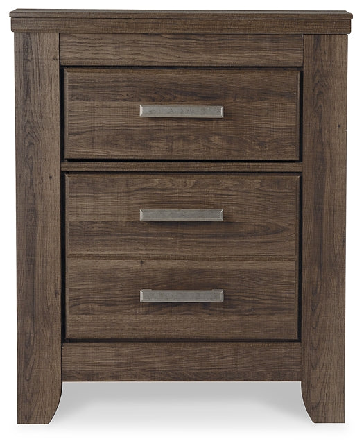 Juararo Two Drawer Night Stand at Walker Mattress and Furniture Locations in Cedar Park and Belton TX.