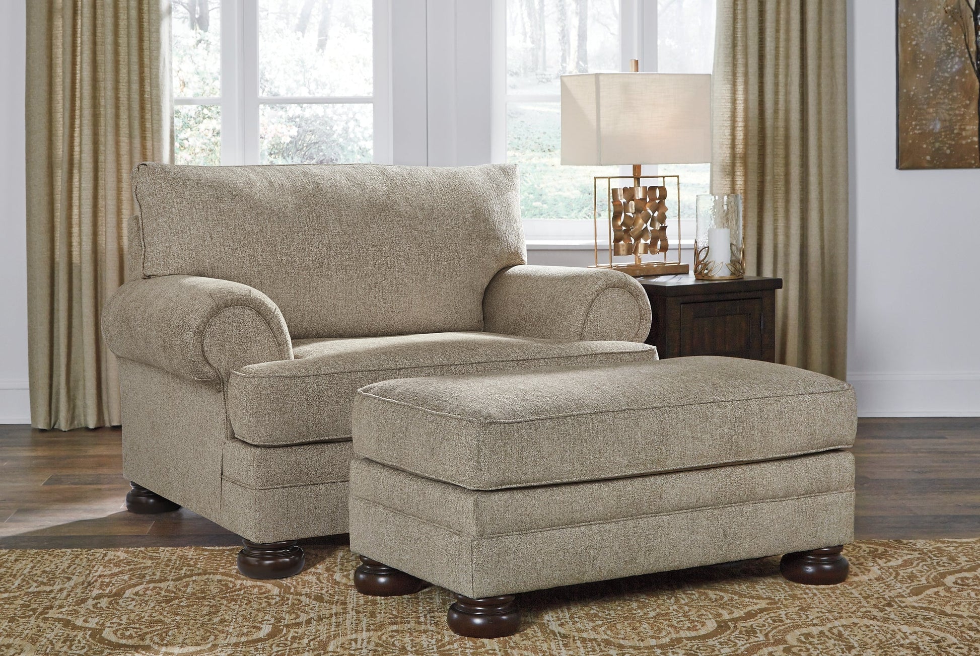 Kananwood Chair and Ottoman at Walker Mattress and Furniture Locations in Cedar Park and Belton TX.
