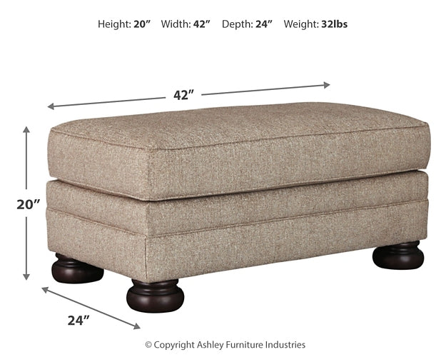 Kananwood Ottoman at Walker Mattress and Furniture Locations in Cedar Park and Belton TX.