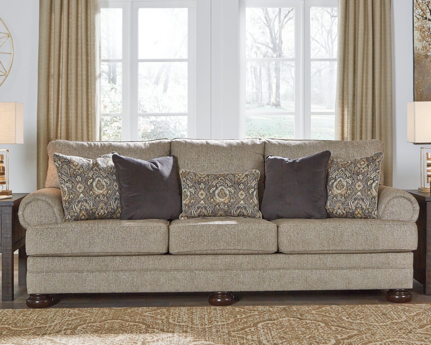 Kananwood Sofa and Loveseat at Walker Mattress and Furniture Locations in Cedar Park and Belton TX.
