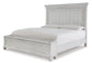 Kanwyn King Panel Bed with Storage with Dresser at Walker Mattress and Furniture Locations in Cedar Park and Belton TX.