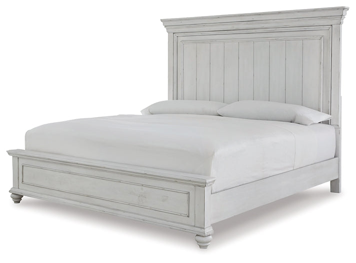 Kanwyn Queen Panel Bed with Dresser at Walker Mattress and Furniture Locations in Cedar Park and Belton TX.