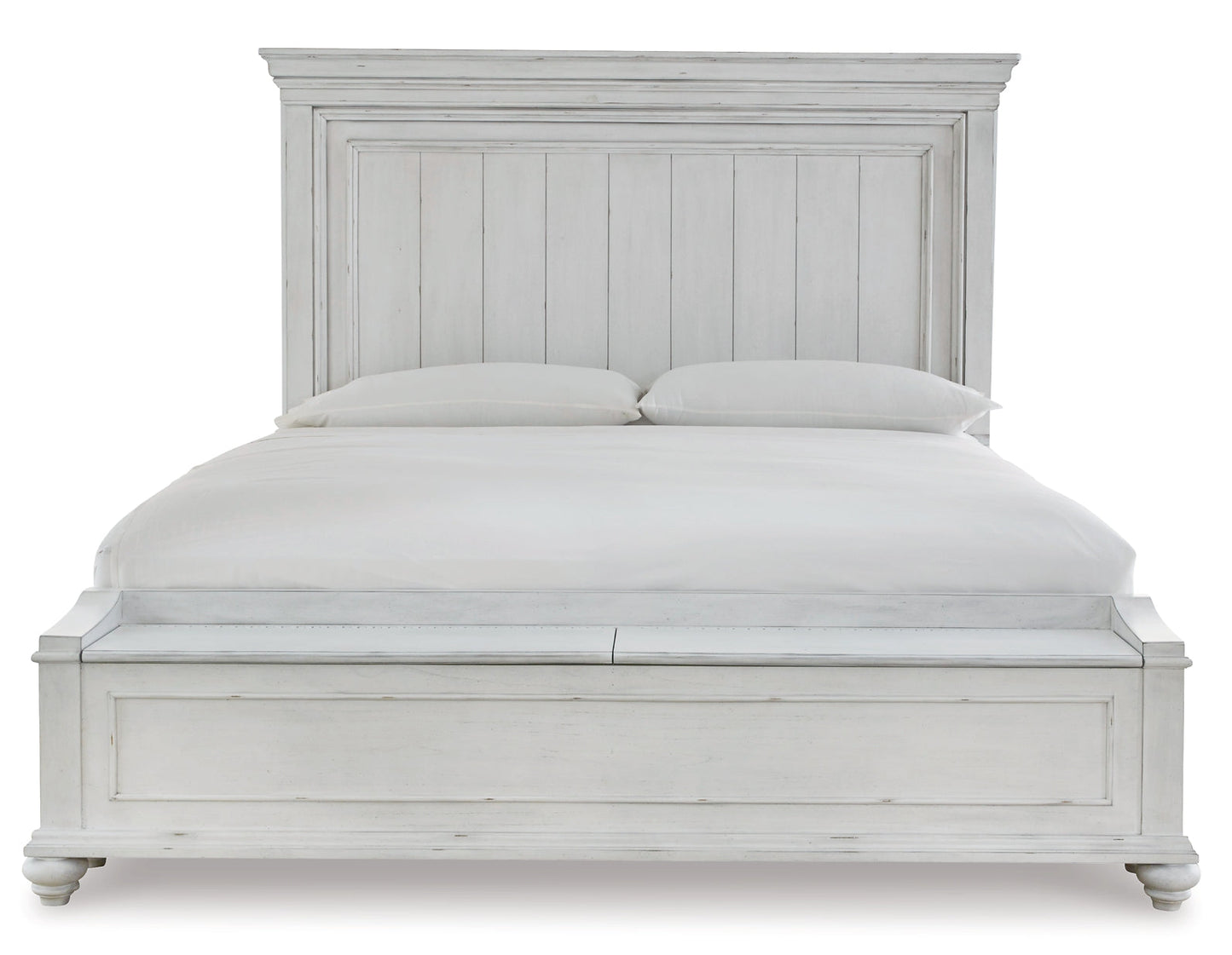 Kanwyn Queen Panel Bed with Storage with Dresser at Walker Mattress and Furniture Locations in Cedar Park and Belton TX.