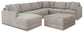 Katany 6-Piece Sectional with Ottoman at Walker Mattress and Furniture Locations in Cedar Park and Belton TX.