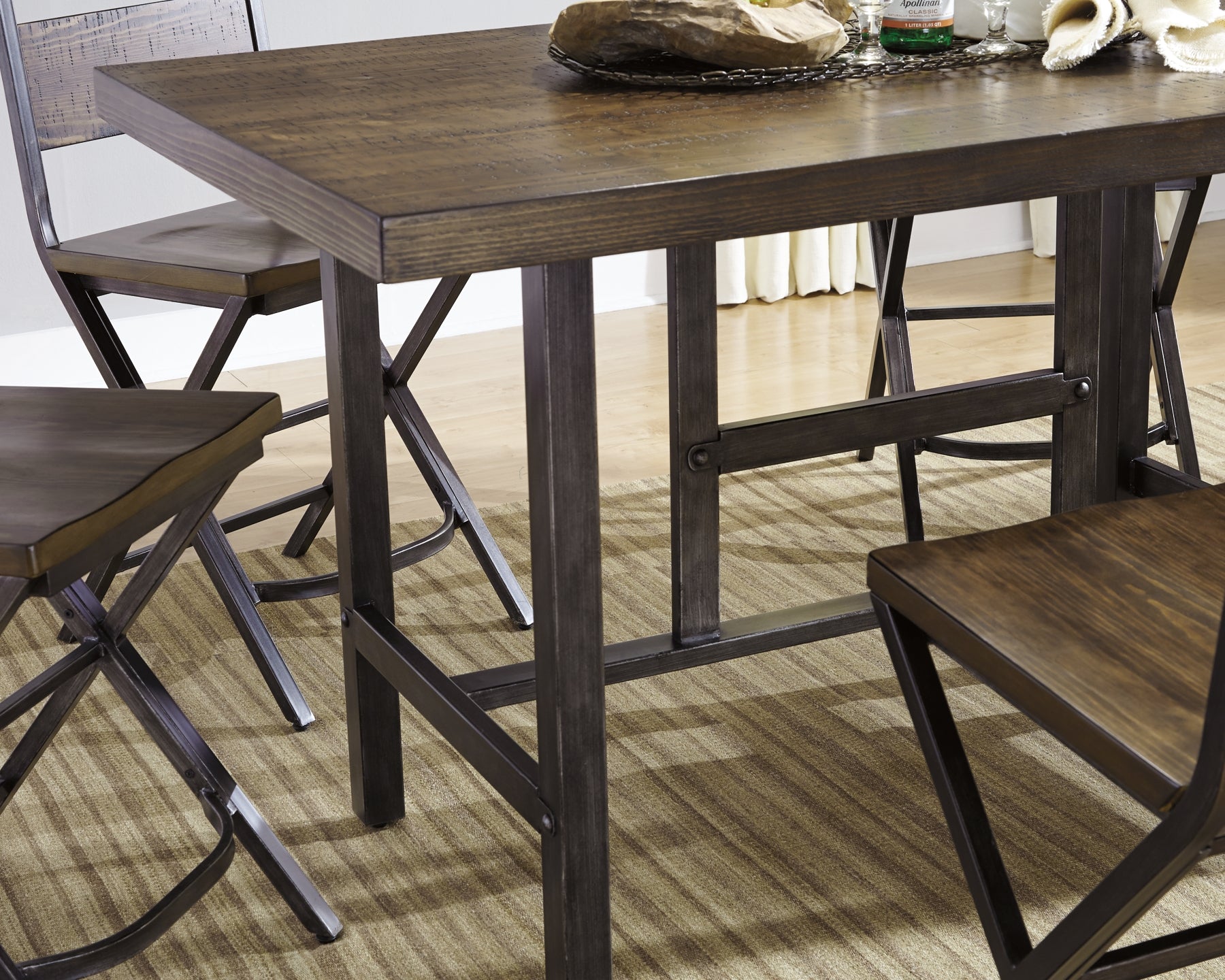 Kavara RECT Dining Room Counter Table at Walker Mattress and Furniture Locations in Cedar Park and Belton TX.
