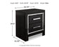 Kaydell King Upholstered Panel Storage Bed with Mirrored Dresser and 2 Nightstands at Walker Mattress and Furniture Locations in Cedar Park and Belton TX.