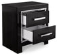 Kaydell King Upholstered Panel Storage Bed with Mirrored Dresser and 2 Nightstands at Walker Mattress and Furniture Locations in Cedar Park and Belton TX.
