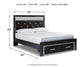 Kaydell Queen Upholstered Panel Storage Platform Bed with Dresser at Walker Mattress and Furniture Locations in Cedar Park and Belton TX.