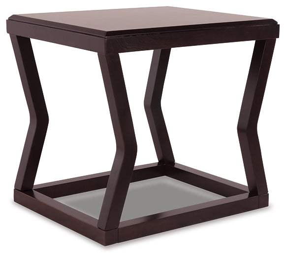 Kelton Rectangular End Table at Walker Mattress and Furniture Locations in Cedar Park and Belton TX.