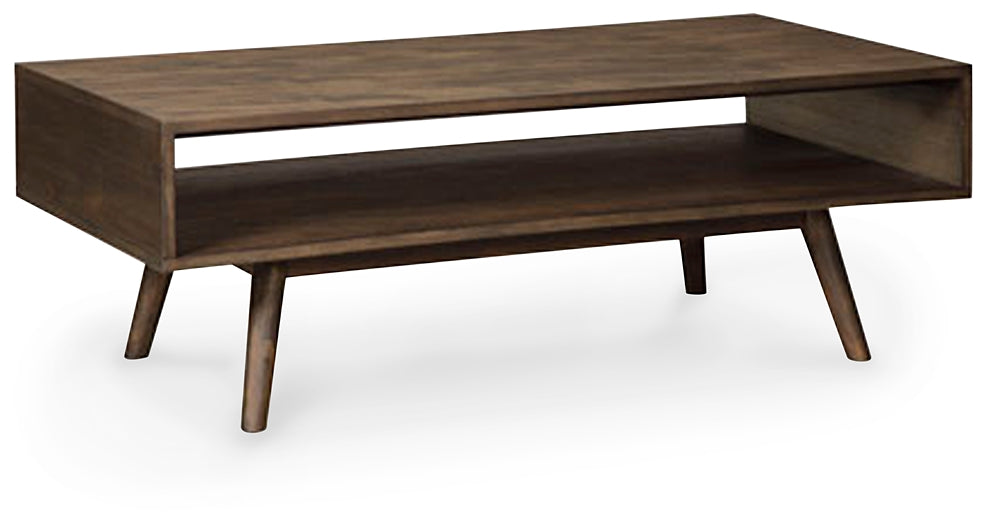 Kisper Coffee Table with 2 End Tables at Walker Mattress and Furniture Locations in Cedar Park and Belton TX.