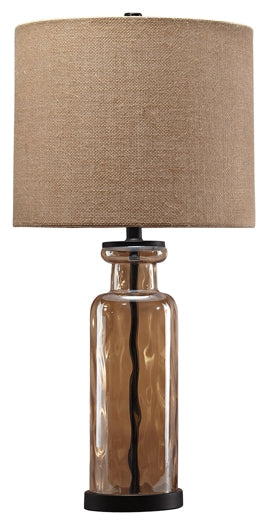 Laurentia Glass Table Lamp (1/CN) at Walker Mattress and Furniture Locations in Cedar Park and Belton TX.