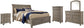 Lettner California King Sleigh Bed with Mirrored Dresser, Chest and Nightstand at Walker Mattress and Furniture Locations in Cedar Park and Belton TX.