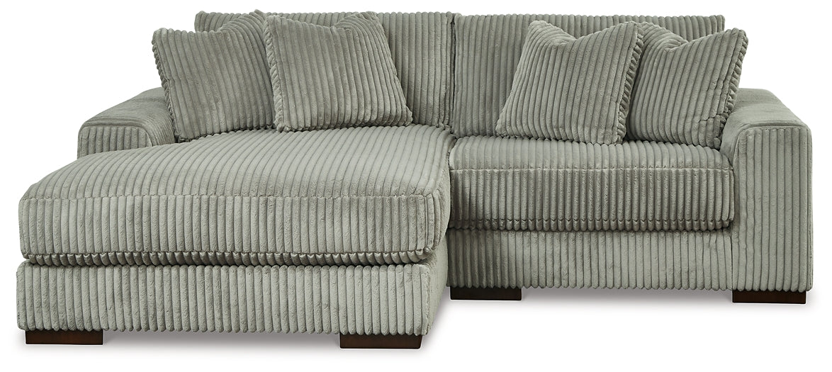 Lindyn 2-Piece Sectional with Ottoman at Walker Mattress and Furniture Locations in Cedar Park and Belton TX.