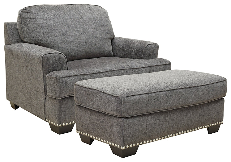 Locklin Chair and Ottoman at Walker Mattress and Furniture Locations in Cedar Park and Belton TX.