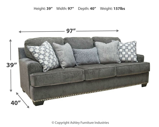 Locklin Sofa and Loveseat at Walker Mattress and Furniture Locations in Cedar Park and Belton TX.