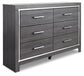 Lodanna Six Drawer Dresser at Walker Mattress and Furniture Locations in Cedar Park and Belton TX.