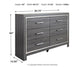 Lodanna Six Drawer Dresser at Walker Mattress and Furniture Locations in Cedar Park and Belton TX.