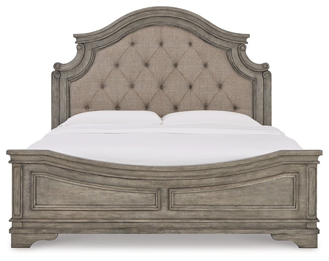 Lodenbay California King Panel Bed with Dresser at Walker Mattress and Furniture Locations in Cedar Park and Belton TX.