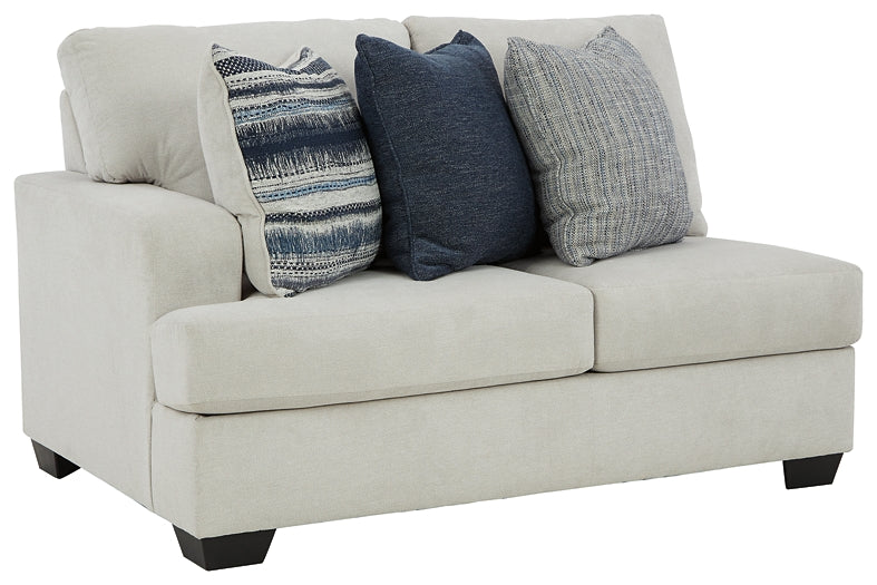 Lowder 3-Piece Sectional with Ottoman at Walker Mattress and Furniture Locations in Cedar Park and Belton TX.