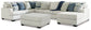Lowder 5-Piece Sectional with Ottoman at Walker Mattress and Furniture Locations in Cedar Park and Belton TX.