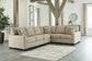 Lucina 3-Piece Sectional with Ottoman at Walker Mattress and Furniture Locations in Cedar Park and Belton TX.