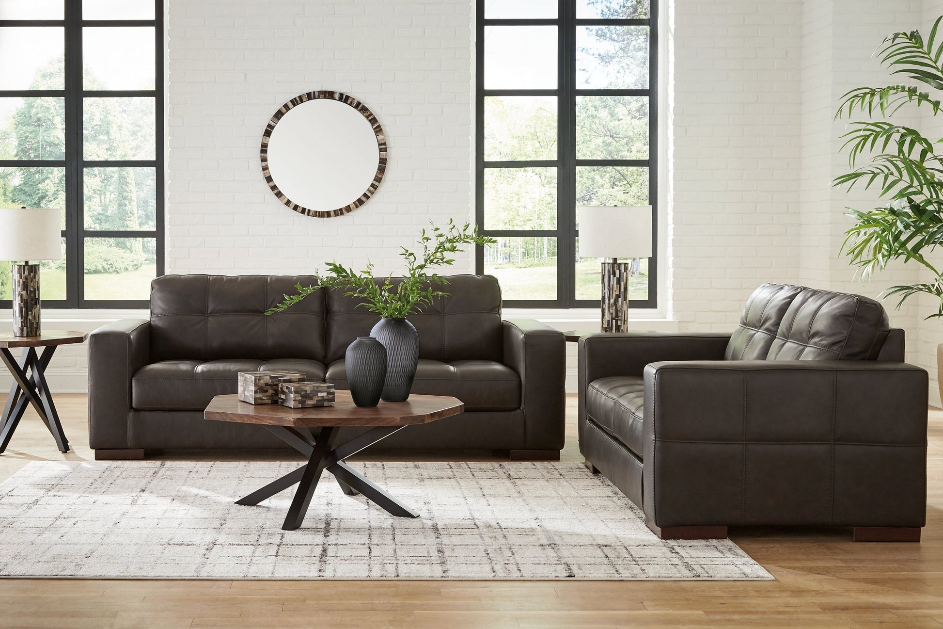 Luigi Sofa and Loveseat at Walker Mattress and Furniture Locations in Cedar Park and Belton TX.