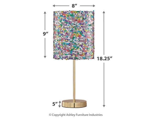 Maddy Metal Table Lamp (1/CN) at Walker Mattress and Furniture Locations in Cedar Park and Belton TX.
