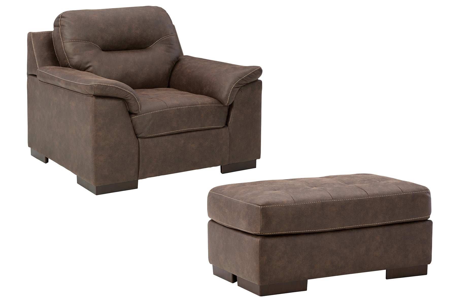 Maderla Chair and Ottoman at Walker Mattress and Furniture Locations in Cedar Park and Belton TX.