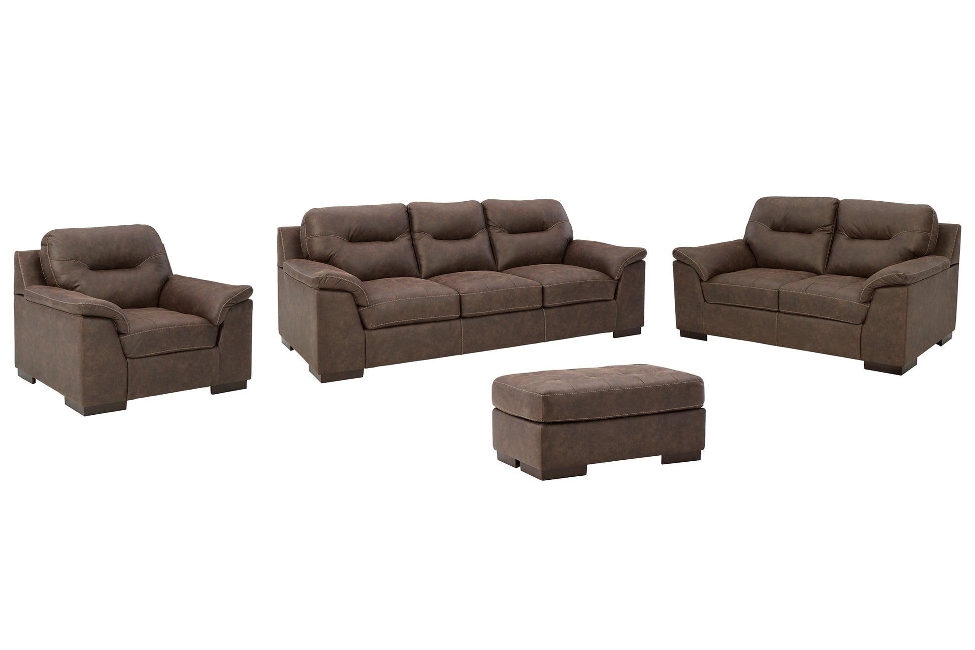 Maderla Sofa, Loveseat, Chair and Ottoman at Walker Mattress and Furniture Locations in Cedar Park and Belton TX.