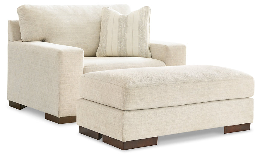 Maggie Chair and Ottoman at Walker Mattress and Furniture Locations in Cedar Park and Belton TX.