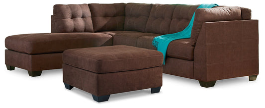Maier 2-Piece Sectional with Ottoman at Walker Mattress and Furniture Locations in Cedar Park and Belton TX.