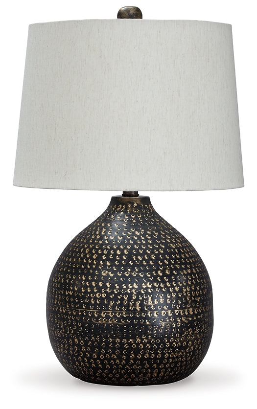 Maire Metal Table Lamp (1/CN) at Walker Mattress and Furniture Locations in Cedar Park and Belton TX.
