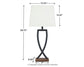 Makara Metal Table Lamp (2/CN) at Walker Mattress and Furniture Locations in Cedar Park and Belton TX.