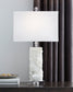 Malise Alabaster Table Lamp (1/CN) at Walker Mattress and Furniture Locations in Cedar Park and Belton TX.