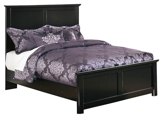 Maribel Full Panel Bed with Mirrored Dresser, Chest and 2 Nightstands at Walker Mattress and Furniture Locations in Cedar Park and Belton TX.