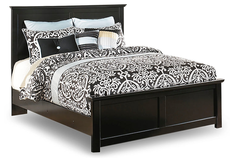 Maribel King/California King Panel Headboard with Mirrored Dresser and Chest at Walker Mattress and Furniture Locations in Cedar Park and Belton TX.