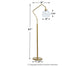 Marilee Metal Floor Lamp (1/CN) at Walker Mattress and Furniture Locations in Cedar Park and Belton TX.