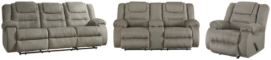 McCade Sofa, Loveseat and Recliner at Walker Mattress and Furniture Locations in Cedar Park and Belton TX.