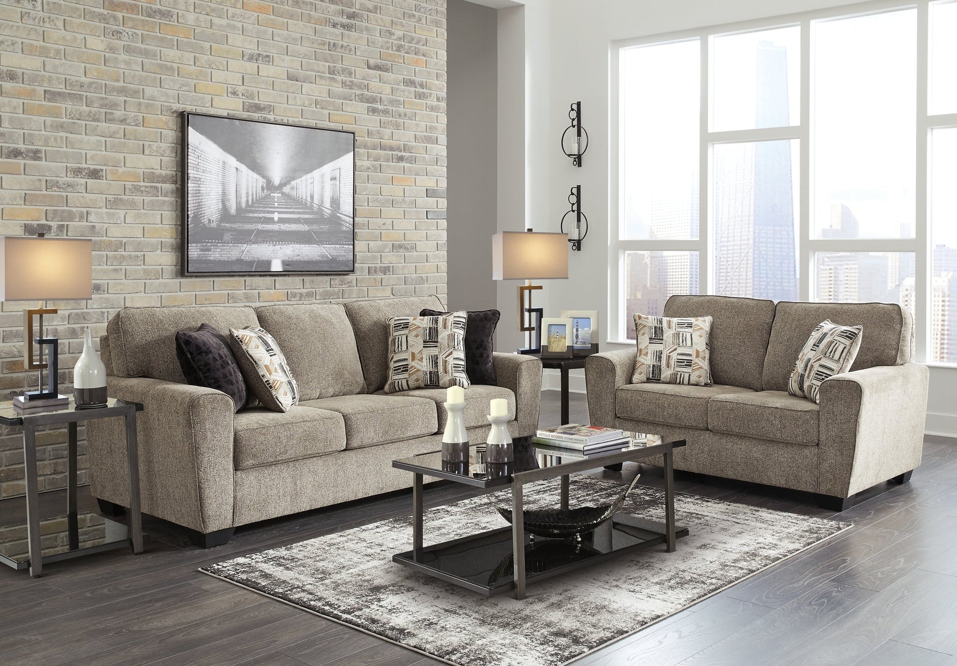 McCluer Sofa and Loveseat at Walker Mattress and Furniture Locations in Cedar Park and Belton TX.