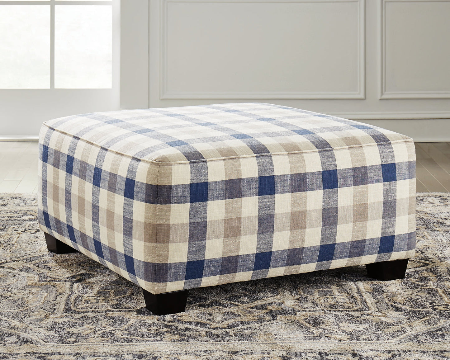 Meggett Oversized Accent Ottoman at Walker Mattress and Furniture Locations in Cedar Park and Belton TX.
