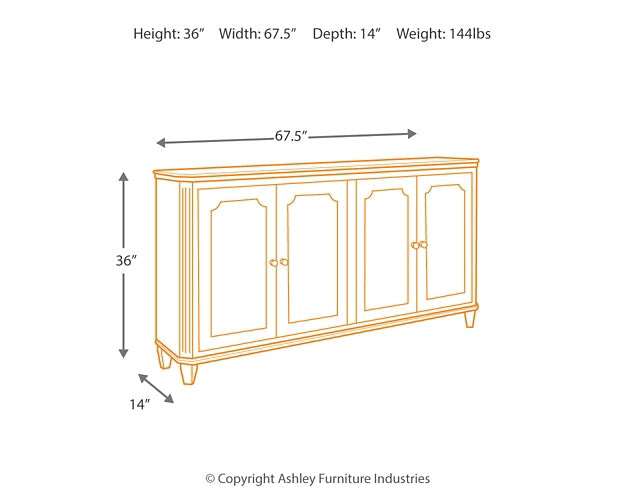 Mirimyn Accent Cabinet at Walker Mattress and Furniture Locations in Cedar Park and Belton TX.