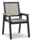 Mount Valley Outdoor Dining Table and 4 Chairs at Walker Mattress and Furniture Locations in Cedar Park and Belton TX.