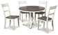 Nelling Dining Table and 4 Chairs at Walker Mattress and Furniture Locations in Cedar Park and Belton TX.