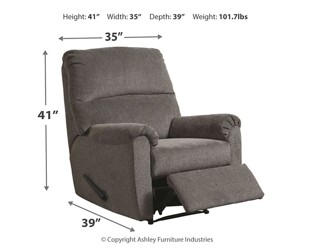 Nerviano Zero Wall Recliner at Walker Mattress and Furniture Locations in Cedar Park and Belton TX.