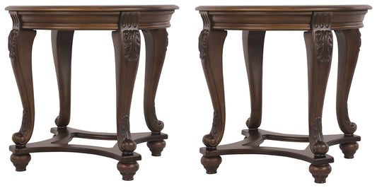 Norcastle 2 End Tables at Walker Mattress and Furniture Locations in Cedar Park and Belton TX.