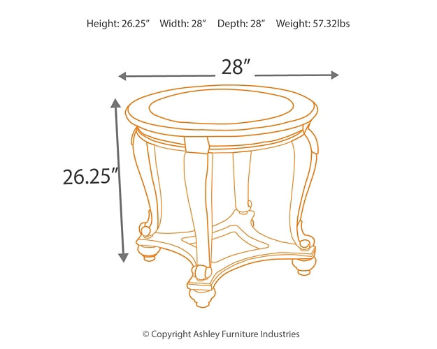 Norcastle Coffee Table with 1 End Table at Walker Mattress and Furniture Locations in Cedar Park and Belton TX.