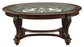 Norcastle Oval Cocktail Table at Walker Mattress and Furniture Locations in Cedar Park and Belton TX.