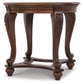 Norcastle Round End Table at Walker Mattress and Furniture Locations in Cedar Park and Belton TX.